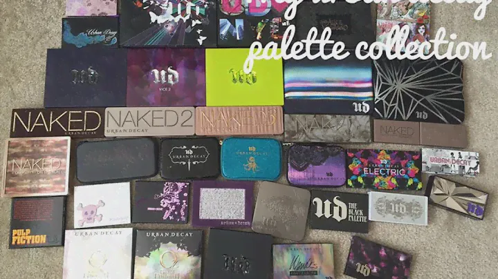 My Urban Decay Palette Collection (updated 2015)