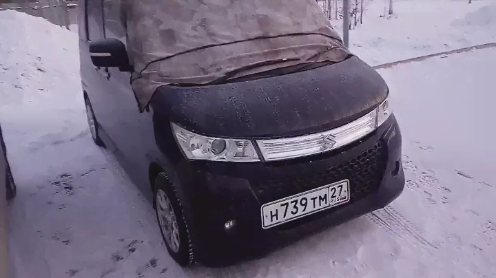 Suzuki Palette, cold start (-24°С).