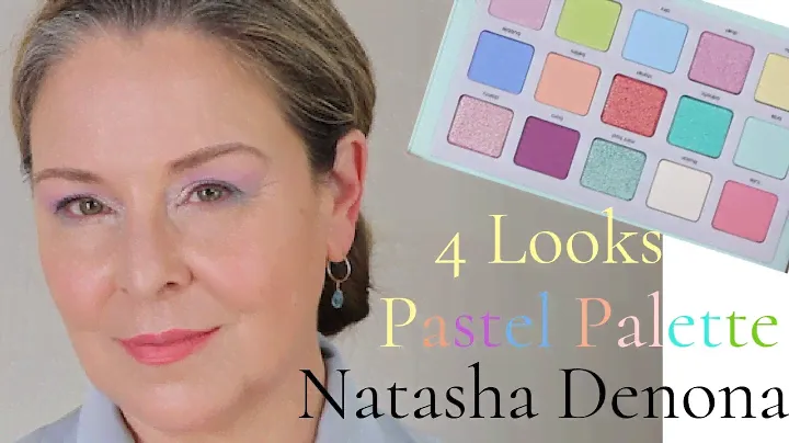 Natasha Denona Pastel Palette - 3.5 Looks! Review!