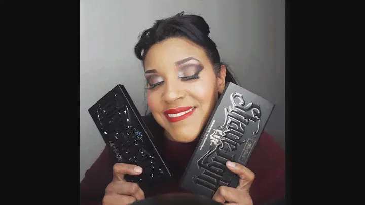 Kat Von D Shade Light Eye Contour Palette vs Shade Light Glimmer Eye Contour Palette