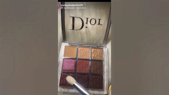 @Dior beauty backstage eyeshadow palette 🩷 #dior #glamup #glamupbydeesha