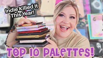 MY TOP 10 BEST EYESHADOW PALETTES OF 2023!
