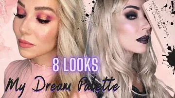 NATASHA DENONA MY DREAM PALETTE REVIEW 8 LOOKS TUTORIALS , PALETTE COMPARISONS