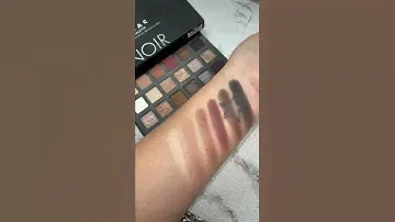 Lorac Cosmetics Noir Pro Palette Swatches ❤️