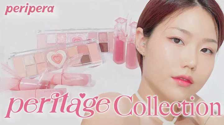Peripera PERITAGE COLLECTION 🎀 with lovely makeup tutorial 💗