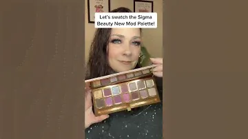 Sigma Beauty New Mod Palette - Eyeshadow Swatches | Full Tutorial Coming Soon