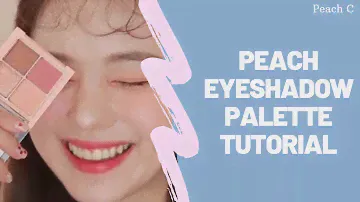 Peach Eyeshadow Palette Tutorial | Peach C | YesStyle Korean Beauty