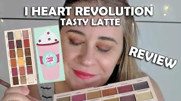 I HEART REVOLUTION TASTY LATTE SHADOW PALETTE REVIEW & SWATCHES