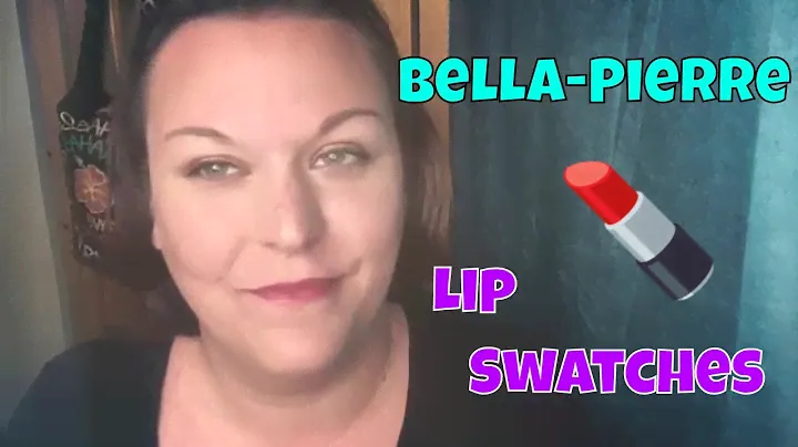 Bella Pierre Pro Lip Palette~ Swatches of ALL 12 shades