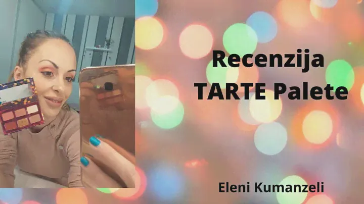 Recenzija Tartelette party TARTE paleta 🔥