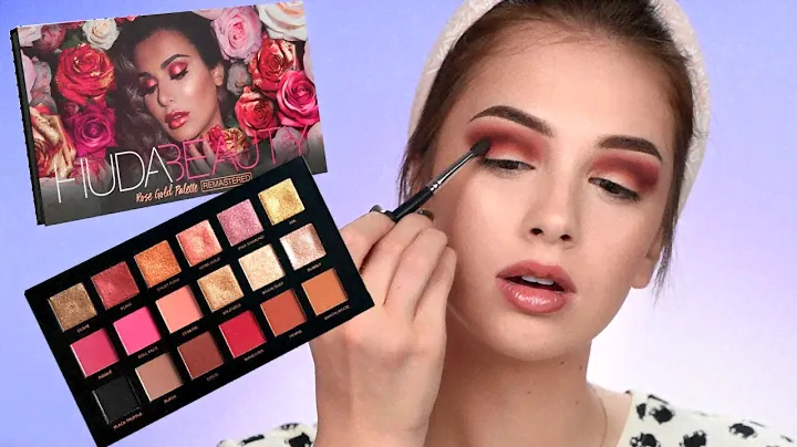 HUDA Beauty ОБНОВЛЕННАЯ Палетка розового золота Первое впечатление