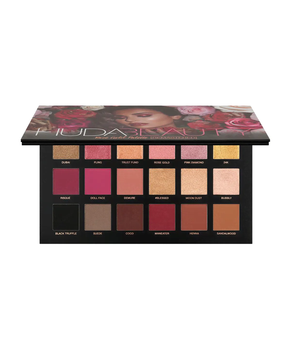 HUDA BEAUTY Rose Gold REMASTERED Eyeshadow Palette-0