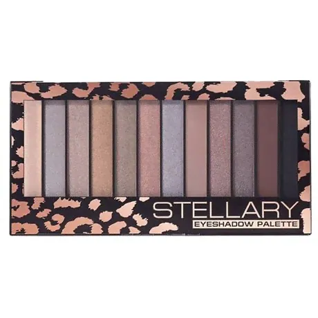 STELLARY Палетка теней для век Eyeshadow Palette, 12 цветов, 21 г