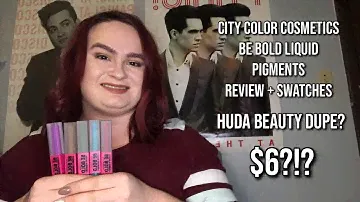 CITY COLOR COSMETICS LIQUID PIGMENTS REVIEW - #citycolorcosmetics #liquideyeshadow #makeupreviews
