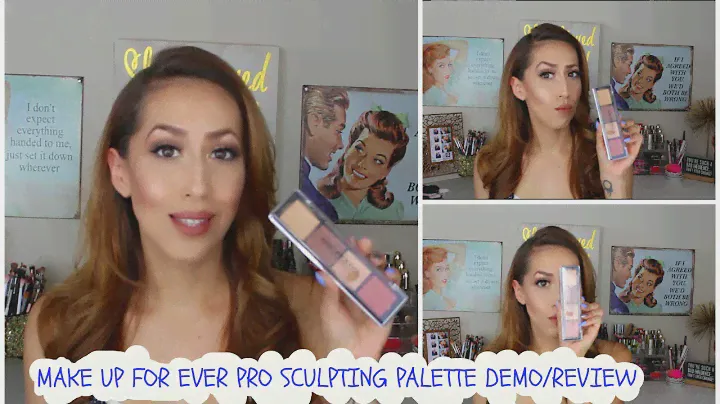 MAKE UP FOR EVER PRO SCULPTING PALETTE DEMO/REVIEW