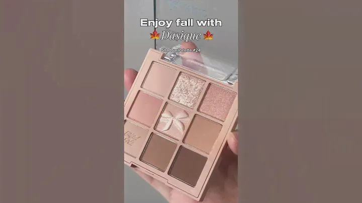 Dasique Muted Nuts Collection 🌰🍂