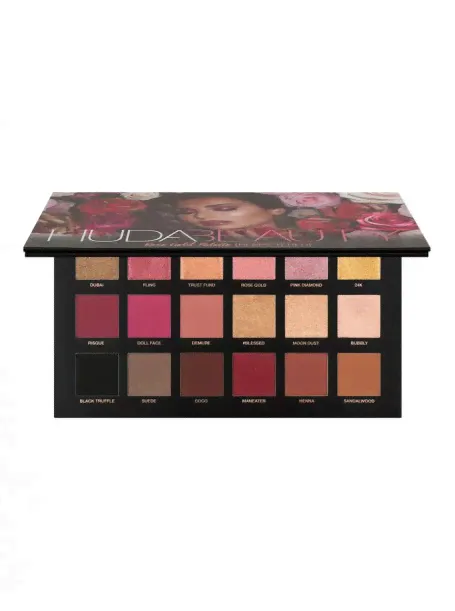 Палетка теней Rose Gold Remastered Palette "HUDA BEAUTY"-0