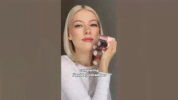 Swatching liquid eyeshadows from pupa Milano for green and gray eye color
