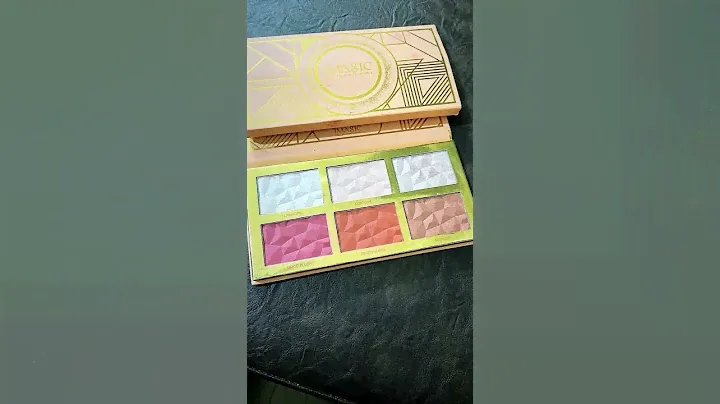 Day 10/30 Makeup Challenge: Imagic professional highlight blush & contour palette 🌼
