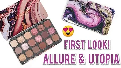 MAKEUP REVOLUTION FOREVER FLAWLESS ALLURE & UTOPIA - SWATCHES & DUPES!