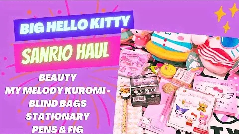 Hello Kitty Haul Unboxing Blind Bags Beauty Mystery #hellokitty #girlygirl #kuromi #blindbag #kawaii