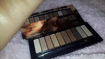 L'oreal La palette nude {Eyeshadow Swatches no talking} ♡