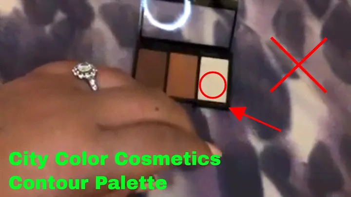 ✅  How To Use City Color Cosmetics Contour Palette Review