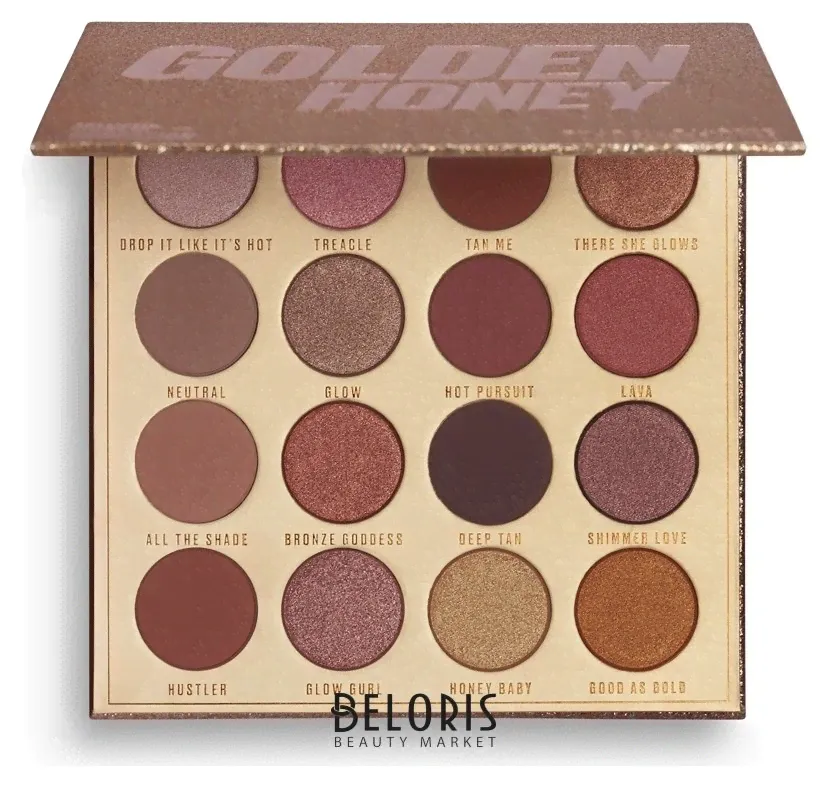 Makeup Obsession Тени для век Golden Honey Eyeshadow Palette-0