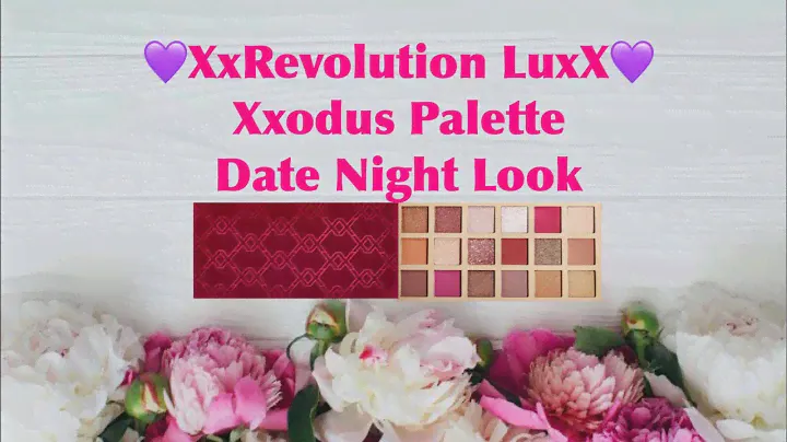 XXRevolution LuxX Xxodus Palette Summer Look 💖💖💖