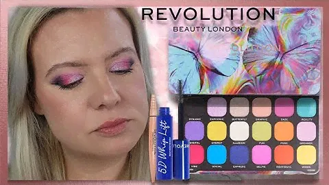 MAKEUP REVOLUTION FOREVER FLAWLESS DIGI BUTTERFLY PALETTE & 5D WHIP LIFT REVIEW | Clare Walch