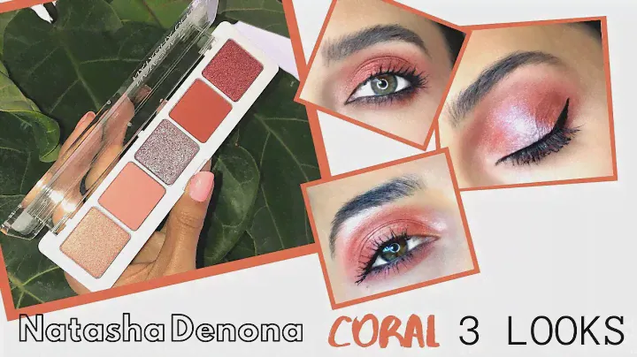 NEW Natasha Denona Coral Palette| 3 Looks + Comparison Swatches + Review