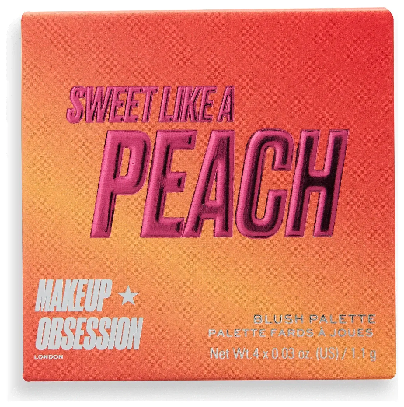 Makeup Obsession Румяна Blush Crush Palette Sweet Like A Peach-0