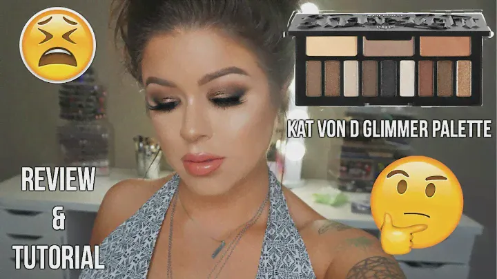 НОВАЯ палетка Kat Von D Glimmer: руководство HonestAF Review X