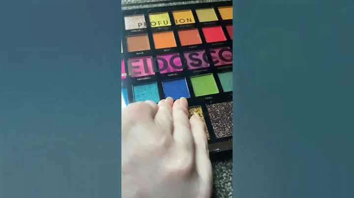 Profusion Cosmetics Kaleidoscope Palette!                   #eyemakeup #makeup #youtubeshorts