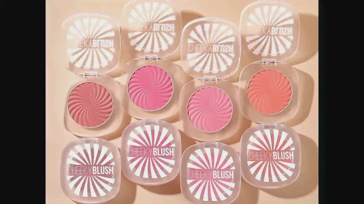 Cheeky Blush Compact Talc Free Blusher Palette Matte Powder Makeup '