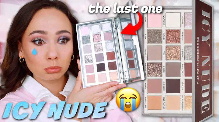 HUDA BEAUTY ICY NUDE PALETTE!! THE LAST ONE EVER BOOOO 😪