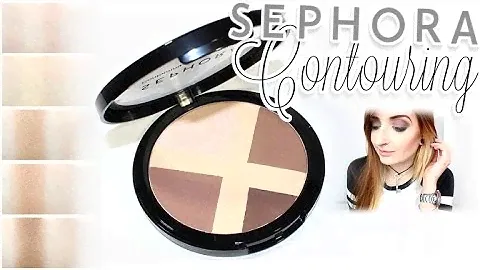 Review & Swatches: SEPHORA COLLECTION Contouring 101 Face Palette | Application Demo