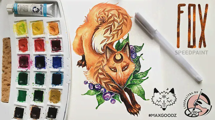 Лисик для конкурса от MAXGOODZ и LIKEPALITRA.RU  |  SPEEDPAINT
