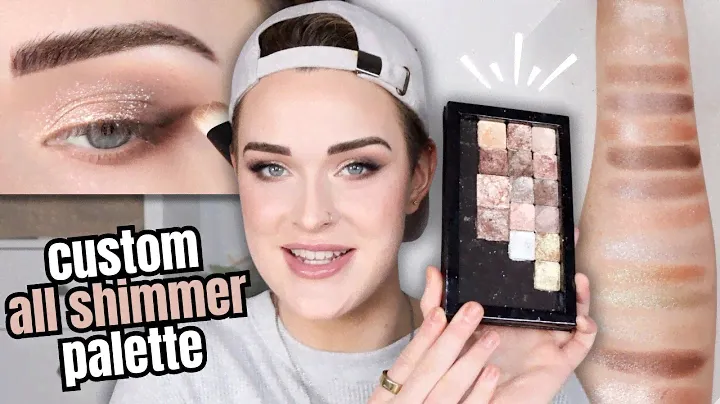 Creating a Custom All Shimmer Eyeshadow Palette + Eyeshadow Tutorial