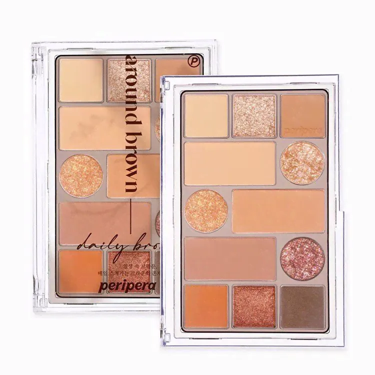 Peripera Палетка теней для век All Take Mood Technique Palette 01 AROUND BROWN