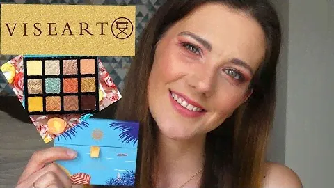 Palette Soleil La Plage Viseart // Avis, tuto, swatches