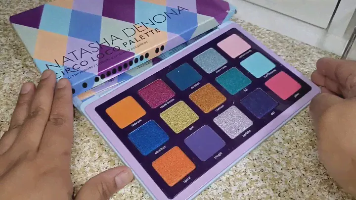 Natasha Denona Circo Loco Palette Swatches | Real Close !!👏🌈