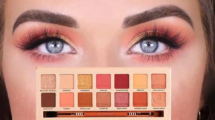NEW Sigma Beauty Cor-de-Rosa Palette | Summer Eyeshadow Tutorial