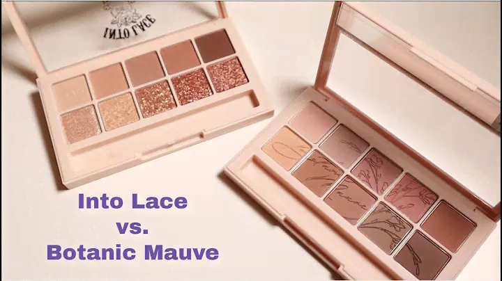 Neutral Palettes Showdown: Clio Pro Eye Palette Into Lace vs Botanic Mauve
