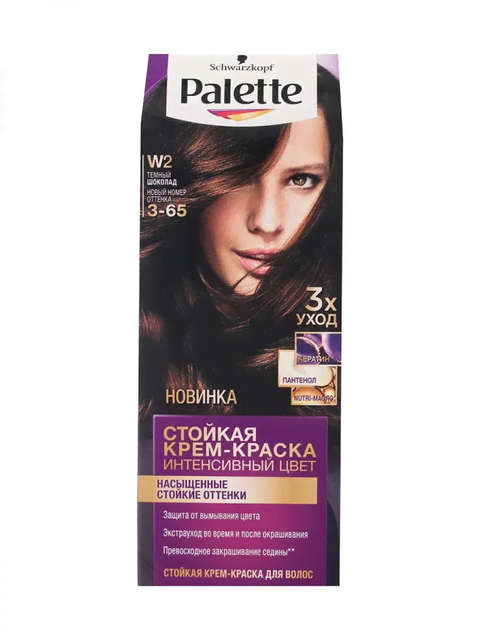 Краска для волос Palette N W2 темный шоколад