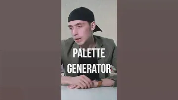 Palette Generator - это сайт, который может раскладывать палитру цветов вашей или чужой  картинки.
