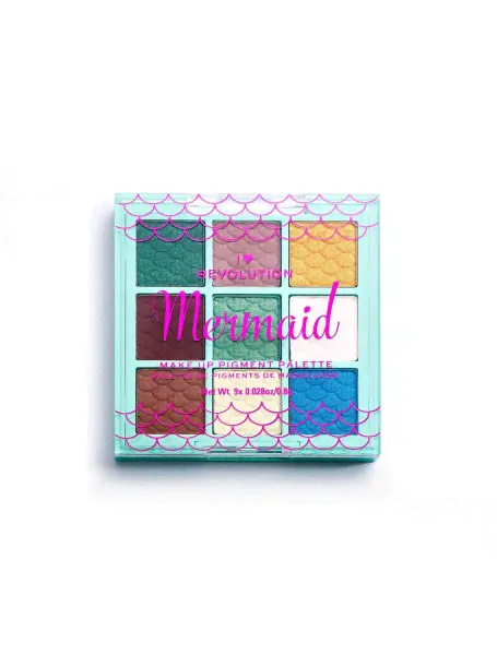 Палетка пигментов для лица Mermaid Make Up Pigment Palette "Revolution"