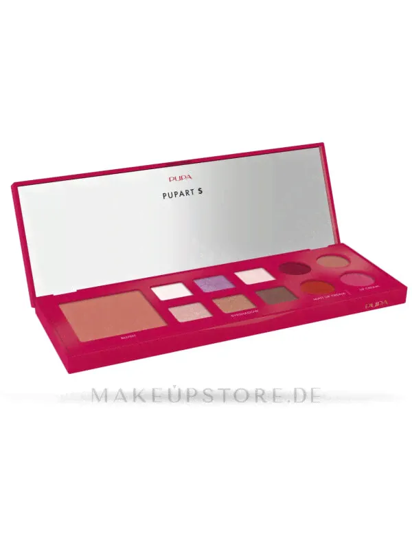 Palette für Gesicht, Augen und Lippen - Pupa Pupart S Palette 2023 001 - Nude