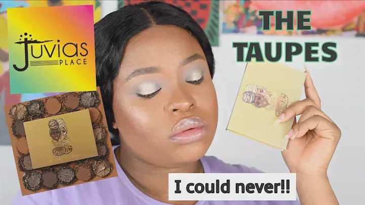 JUVIA'S PLACE *THE TAUPES PALETTE on brown/dark skin | JENNY FYN