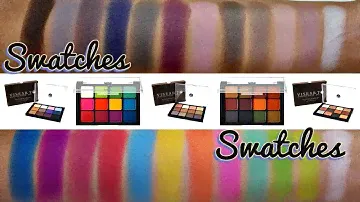 SWATCHES | *ALL* Viseart Eyeshadow Palettes | 01 Neutral Matte ~  08 Bright Editorial